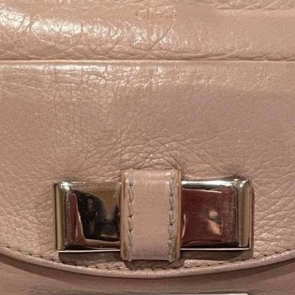 Chloé Bow Zip Leather Long Wallet - Picture 8 of 10